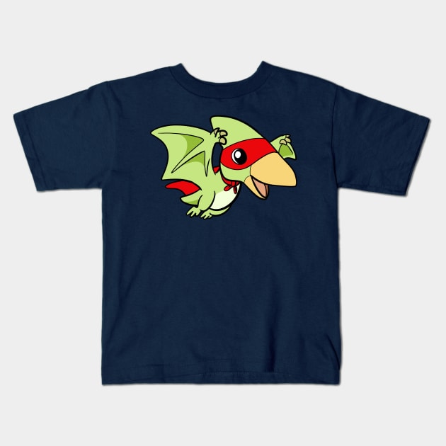 Dinosaur Super Hero Kids T-Shirt by WildSloths